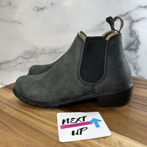 Blundstone Women’s 1971 Distressed Grey Rustic Black Chelsea Boots US 7 UK 4 NEW